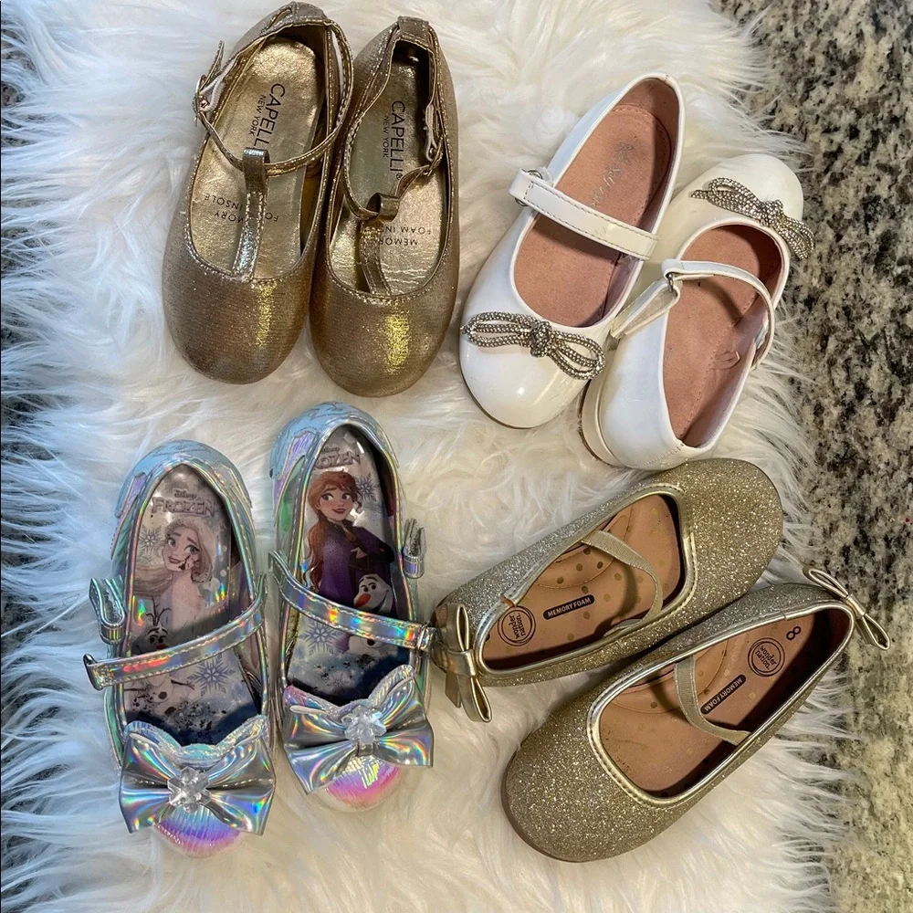 bundle of toddler girl shoes
